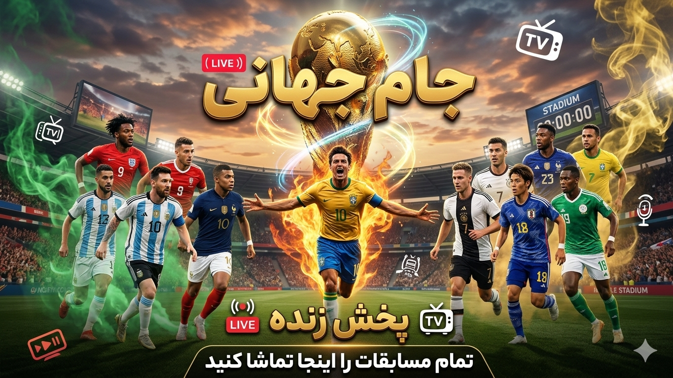 پخش زنده مسابقات جام